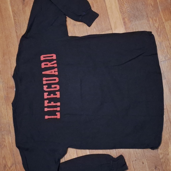 Gildan Mens Lifeguard Tank & Long-sleeve T - Red, Black, White & Gray - Picture 5 of 11